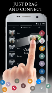 اسکرین شات برنامه Theme Dialer Gloss Black 3