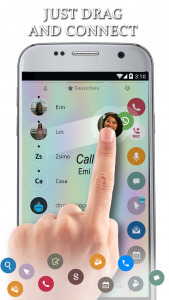 اسکرین شات برنامه Theme Dialer Holographic Phone 3