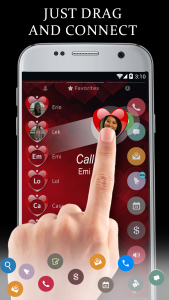 اسکرین شات برنامه Theme Dialer Love Red Heart 3