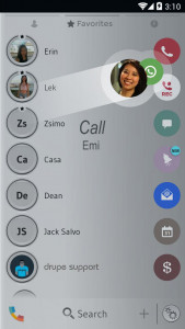 اسکرین شات برنامه Theme Dialer Shade Gray Drupe 5