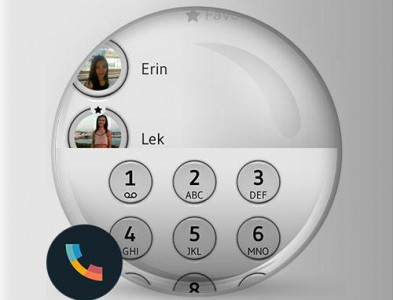 اسکرین شات برنامه Theme Dialer Shade Gray Drupe 6