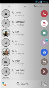 اسکرین شات برنامه Theme Dialer Shade Gray Drupe 4