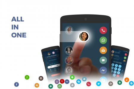 اسکرین شات برنامه Phone Dialer & Contacts: drupe 1