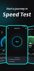 اسکرین شات 1 برنامه Speed Test-Test internet speed