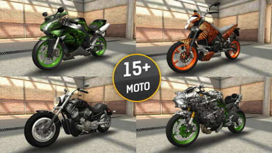 اسکرین شات بازی Moto Racing 3D 3