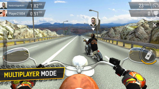 اسکرین شات بازی Moto Racing 3D 1