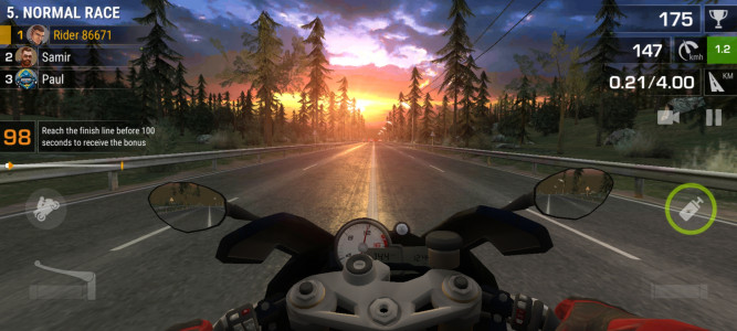 اسکرین شات بازی مسابقه موتور سواری | نسخه مود شده 3