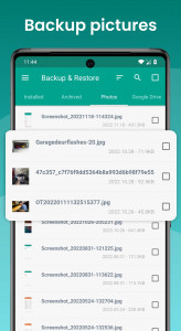 اسکرین شات برنامه Backup and Restore - APP 3