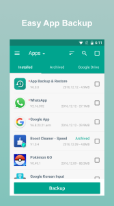 اسکرین شات 1 برنامه Backup & Restore