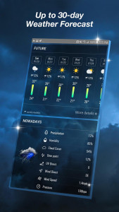اسکرین شات 4 برنامه Live Weather Forecast App