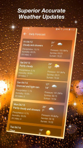 اسکرین شات 5 برنامه Live Weather Forecast App