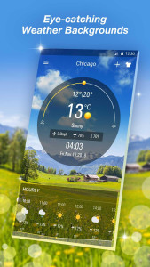 اسکرین شات 1 برنامه Live Weather Forecast App