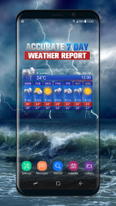 اسکرین شات 1 برنامه Weather Forecast App Widget