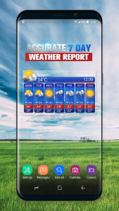 اسکرین شات 2 برنامه Weather Forecast App Widget