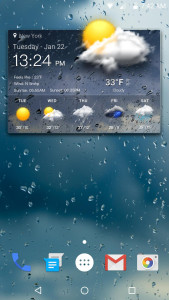 اسکرین شات 1 برنامه Real-time weather forecasts