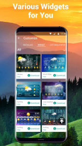 اسکرین شات 6 برنامه Real-time weather forecasts