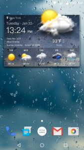اسکرین شات 1 برنامه Real-time weather forecasts