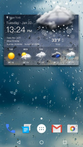 اسکرین شات 2 برنامه Real-time weather forecasts