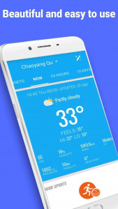 اسکرین شات 2 برنامه Amber Weather