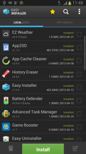 اسکرین شات برنامه Easy Installer - Apps On SD 1