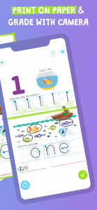 اسکرین شات برنامه Learning worksheets for kids 4