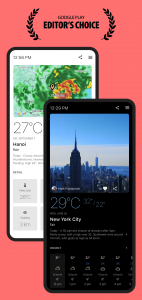 اسکرین شات برنامه Today Weather: رادار و ویجت‌ها 1