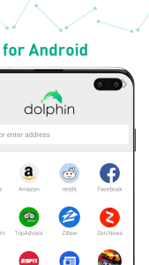 اسکرین شات 2 برنامه Dolphin Browser: Fast, Private
