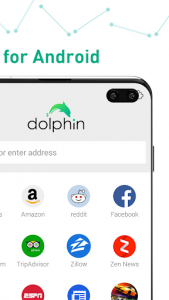 اسکرین شات برنامه Dolphin Browser - Fast, Private & Adblock🐬 2
