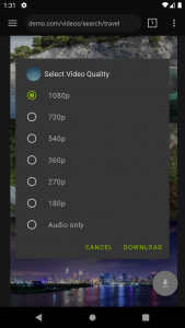 اسکرین شات 3 برنامه Video Downloader
