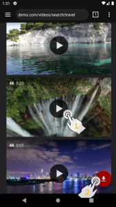اسکرین شات 1 برنامه Video Downloader