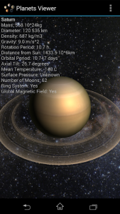 اسکرین شات برنامه Planets Viewer 7