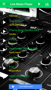 اسکرین شات برنامه Live Music Player 2