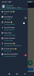 اسکرین شات 2 برنامه PDF Scanner - Scan Docs & PDF