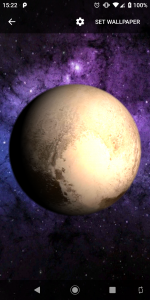 اسکرین شات برنامه Planets Live Wallpaper Plus 8