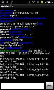 اسکرین شات 6 برنامه Mobile SSH (Secure Shell)