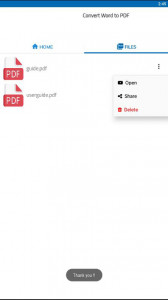اسکرین شات 3 برنامه Convert Word to PDF