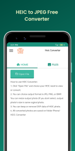 اسکرین شات 3 برنامه HEIC to JPG Converter