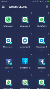 اسکرین شات برنامه Whats Clone - Multiple Account 5