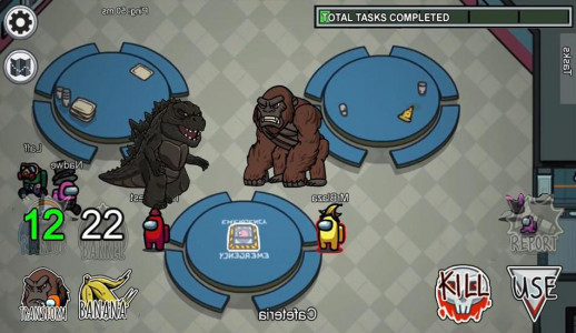 اسکرین شات بازی Among Us Kong vs Godzilla Mod 5