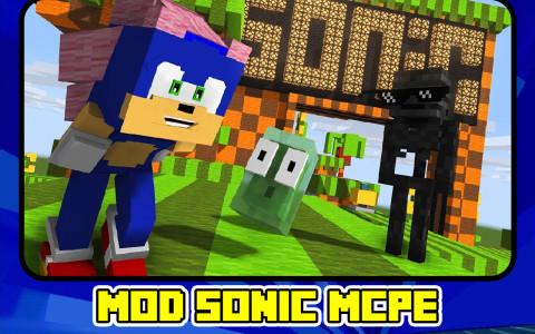 اسکرین شات بازی Addon Mod Sonic Skins For MCPE 1