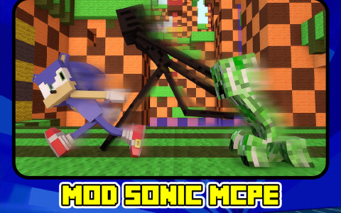اسکرین شات بازی Addon Mod Sonic Skins For MCPE 2