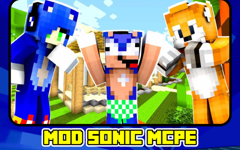 اسکرین شات بازی Addon Mod Sonic Skins For MCPE 5