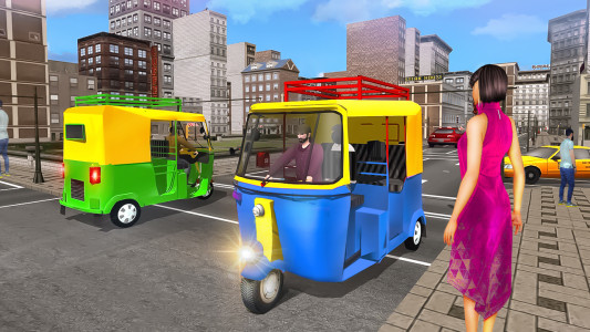 اسکرین شات بازی Tuk Tuk Auto Rickshaw Game 3d 2