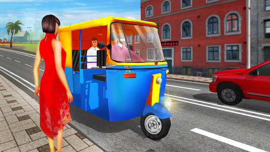 اسکرین شات بازی Tuk Tuk Auto Rickshaw Game 3d 1