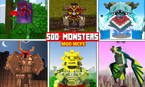 اسکرین شات برنامه 500 Mobs Mods for Minecraft PE 3