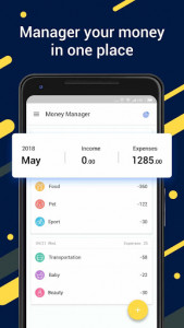اسکرین شات برنامه Money Manager: Expense Tracker, Free Budgeting App 1