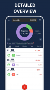 اسکرین شات برنامه Budget: expense tracker, money 3