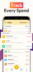 اسکرین شات برنامه Money Tracker Expense Tracker 2