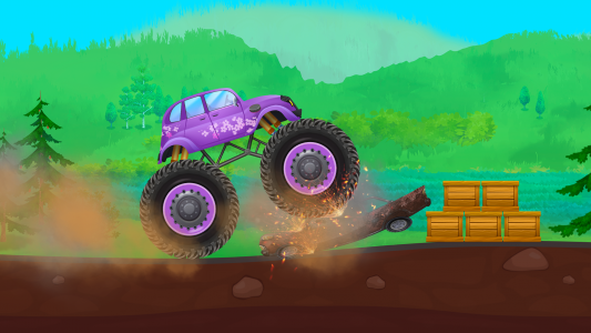 اسکرین شات بازی Monster Trucks Racing for Kids 1