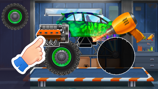 اسکرین شات بازی Monster Trucks Racing for Kids 5
